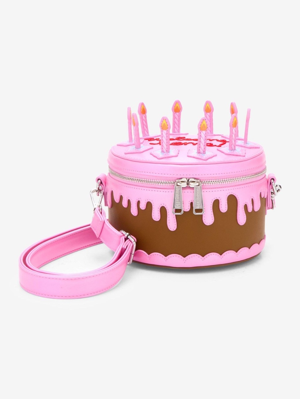 Exclusive Loungefly Coraline Welcome Home! Cake Cosplay Iridescent Crossbody Bag - Picture 14 of 15